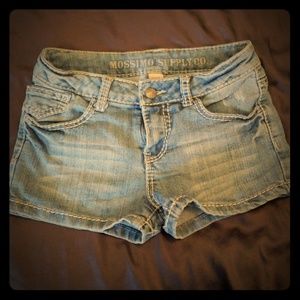 Blue jean shorts
